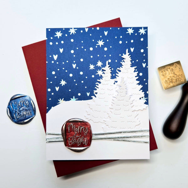 Merry & Bright- Wax Seal of the Month (Seal Stamp Only)