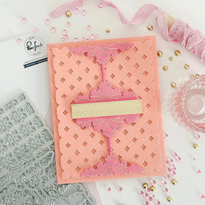 PinkFresh Studio Deco Sentiment Backdrop Press Plate