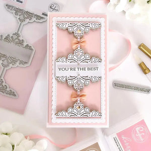 PinkFresh Studio Deco Sentiment Backdrop Press Plate