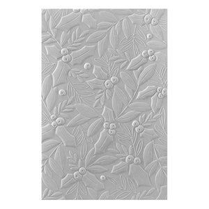 Holly & Foliage 3D Embossing Folder by Yana Smakula