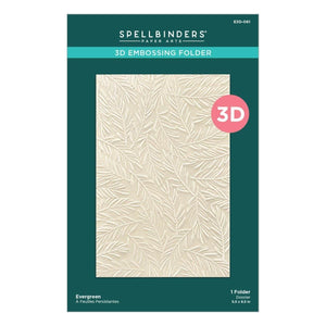 Evergreen 3D Embossing Folder