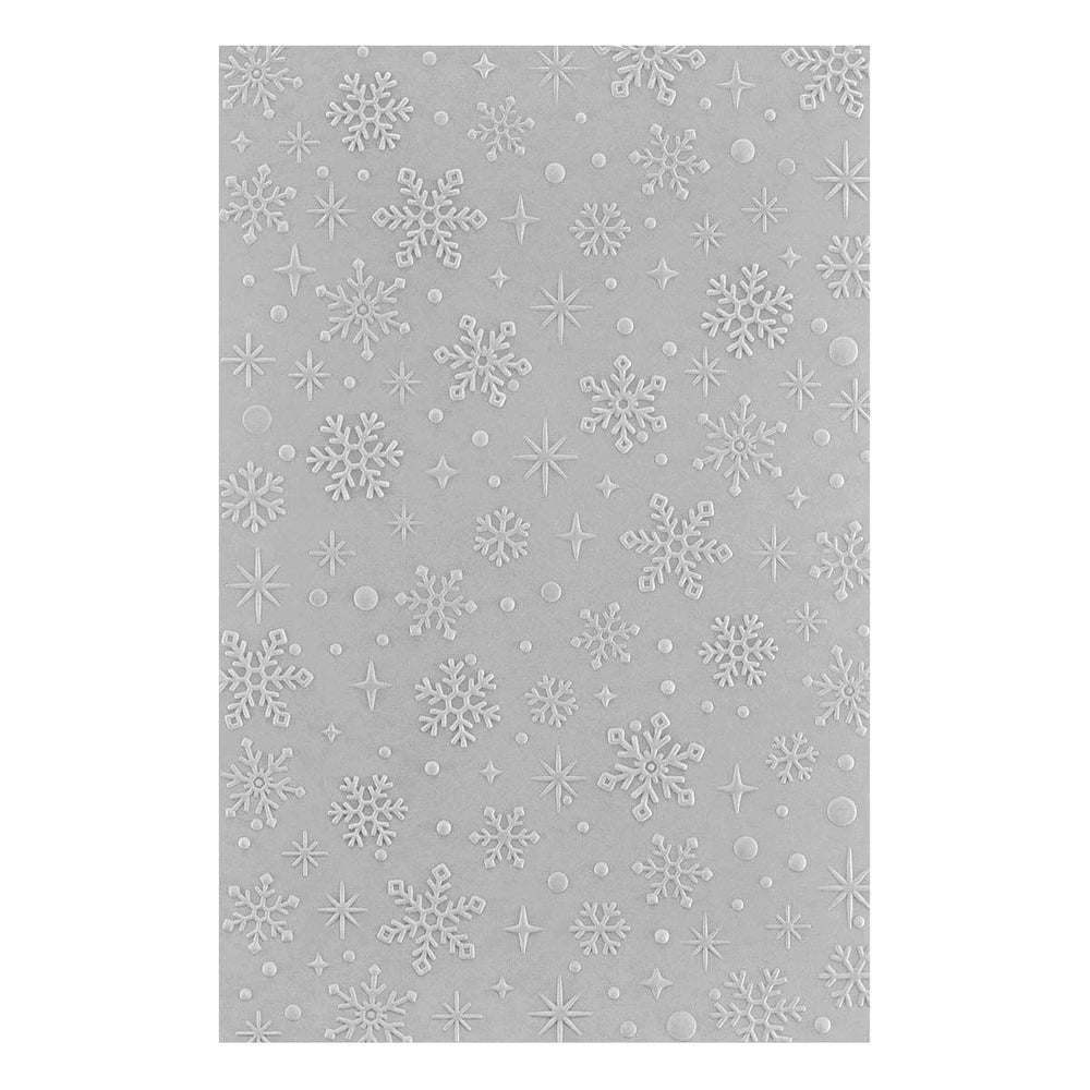 Sparkling Snow 3D Embossing Folder by Simon Hurley