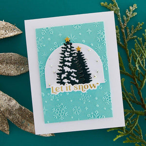 Sparkling Snow 3D Embossing Folder by Simon Hurley