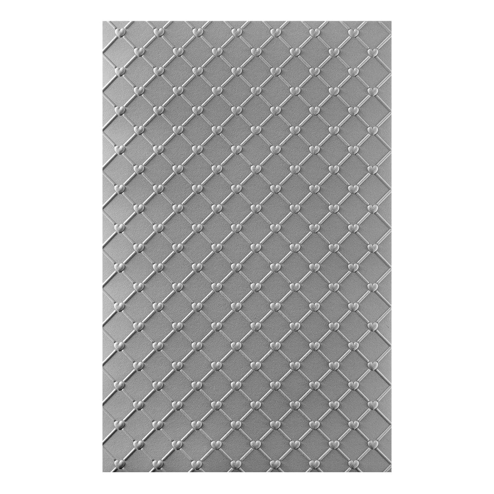 Cross My Heart 3D Embossing Folder