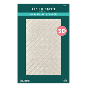 Cross My Heart 3D Embossing Folder