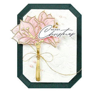 Yana's Amaryllis Etched Dies from the Amaryllis Christmas Collection by Yana Smakula