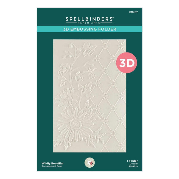 Wildly Beautiful 3D Embossing Folder by Susan Tierney-Cockburn