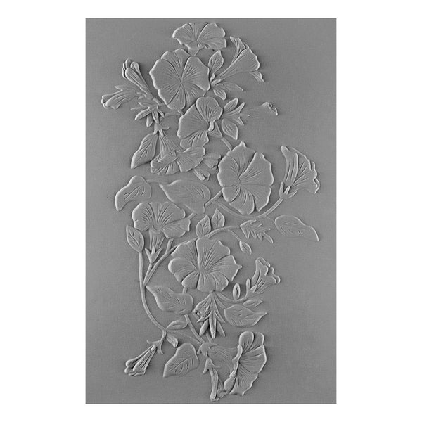 Petunia Cascade 3D Embossing Folder by Susan Tierney-Cockburn