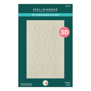 Petunia Cascade 3D Embossing Folder by Susan Tierney-Cockburn