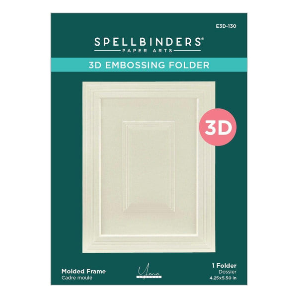 Molded Frame 3D Embossing Folder by Yana Smakula