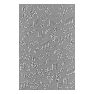 Musical Notes 3D Embossing Folder by Bibi Cameron