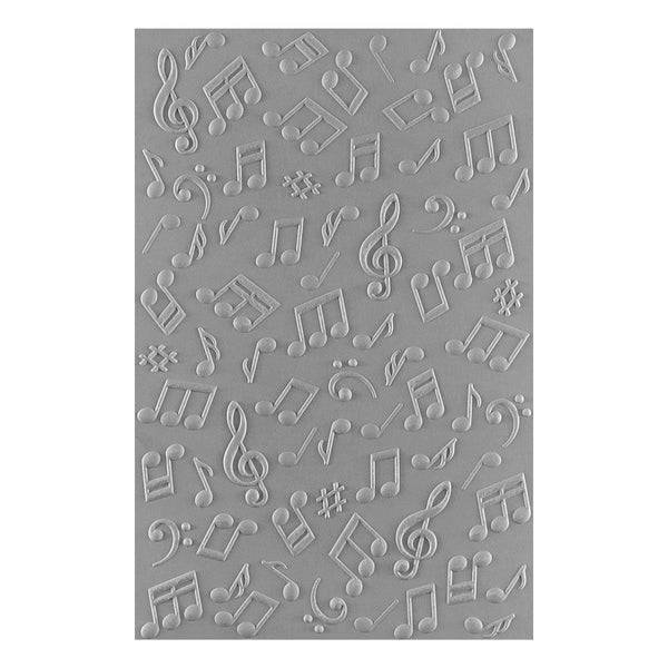 Musical Notes 3D Embossing Folder by Bibi Cameron