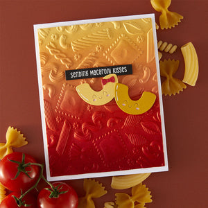 Pasta Friends Etched Dies