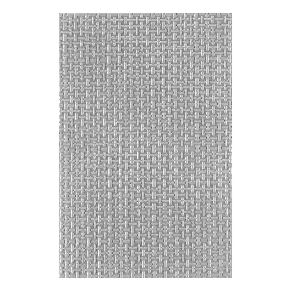 Linen 3D Embossing Folder by Suzanne Hue