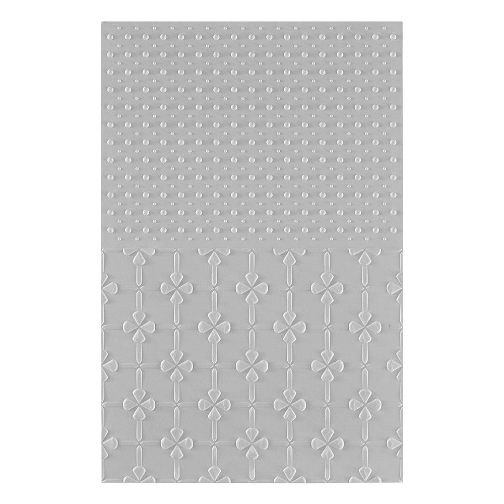 Polka Dot & Posy Duo 3D Embossing Folder by Wendy Vecchi