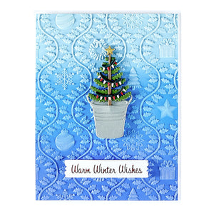 Country Christmas 3D Embossing Folder by Annie Williams