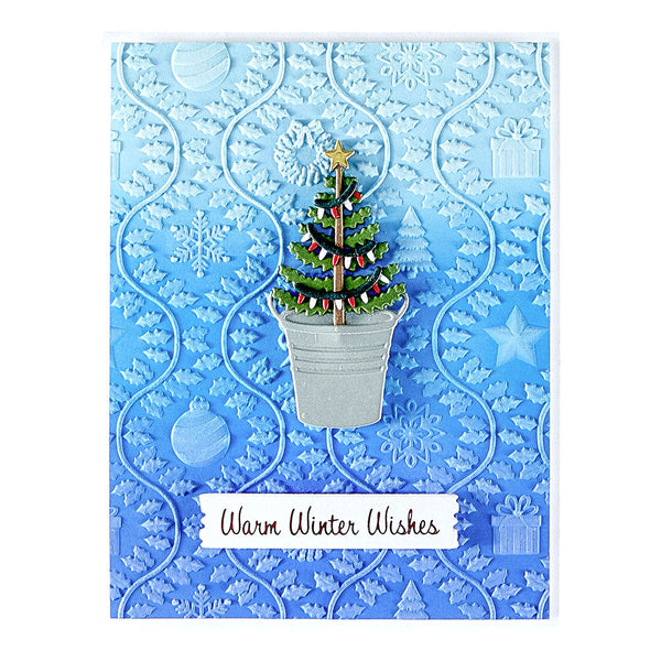 Country Christmas 3D Embossing Folder by Annie Williams