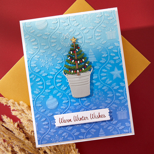 Country Christmas 3D Embossing Folder by Annie Williams