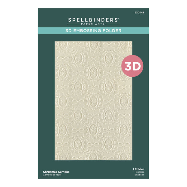 Christmas Cameos 3D Embossing Folder