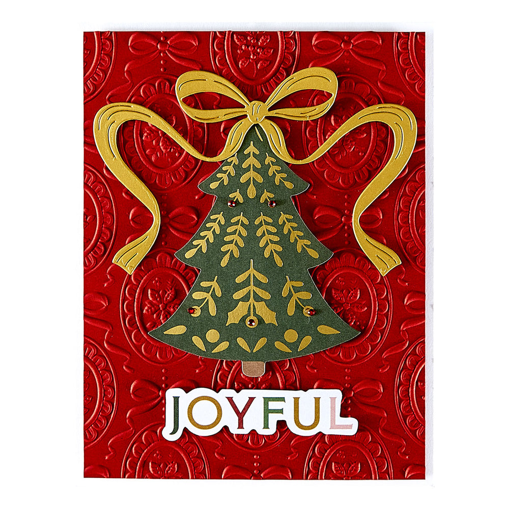 Christmas Cameos 3D Embossing Folder