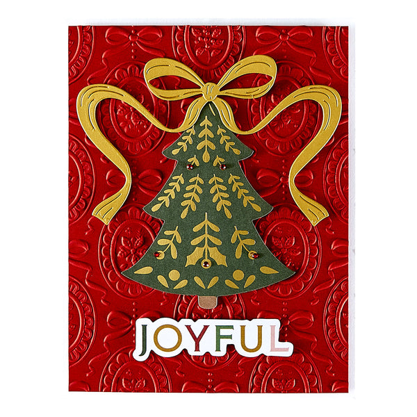 Christmas Cameos 3D Embossing Folder