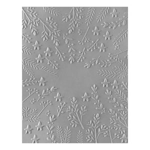 Stars and Fronds Frame 3D Embossing Folder by Dina Wakley