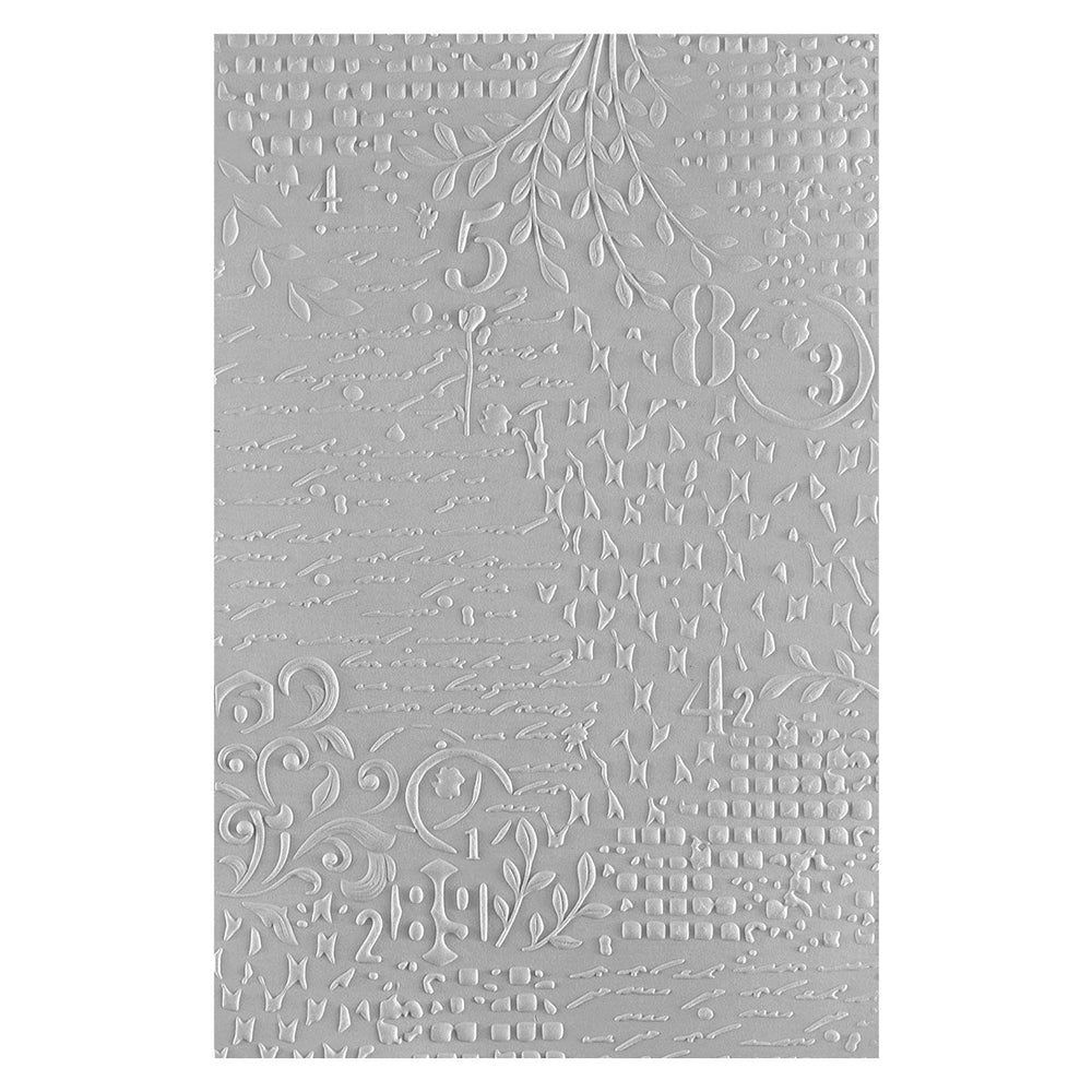 Distress Mix 3D Embossing Folder