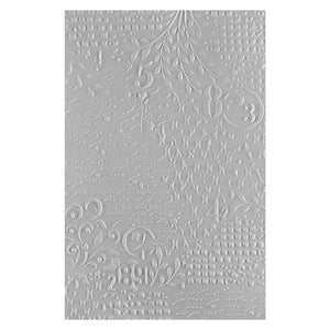 Distress Mix 3D Embossing Folder