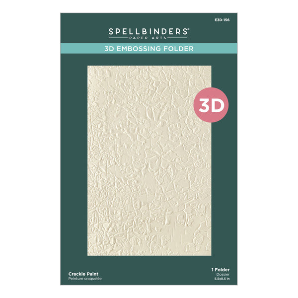 Crackle Paint 3D Embossing Folder