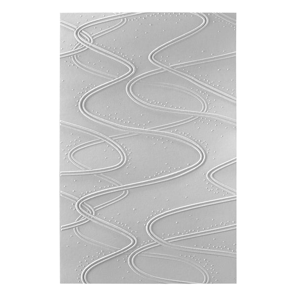 Streamline 3D Embossing Folder by Simon Hurley