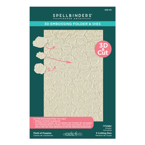 Field of Poppies 3D Embossing Folder & Die Set by Graphic 45