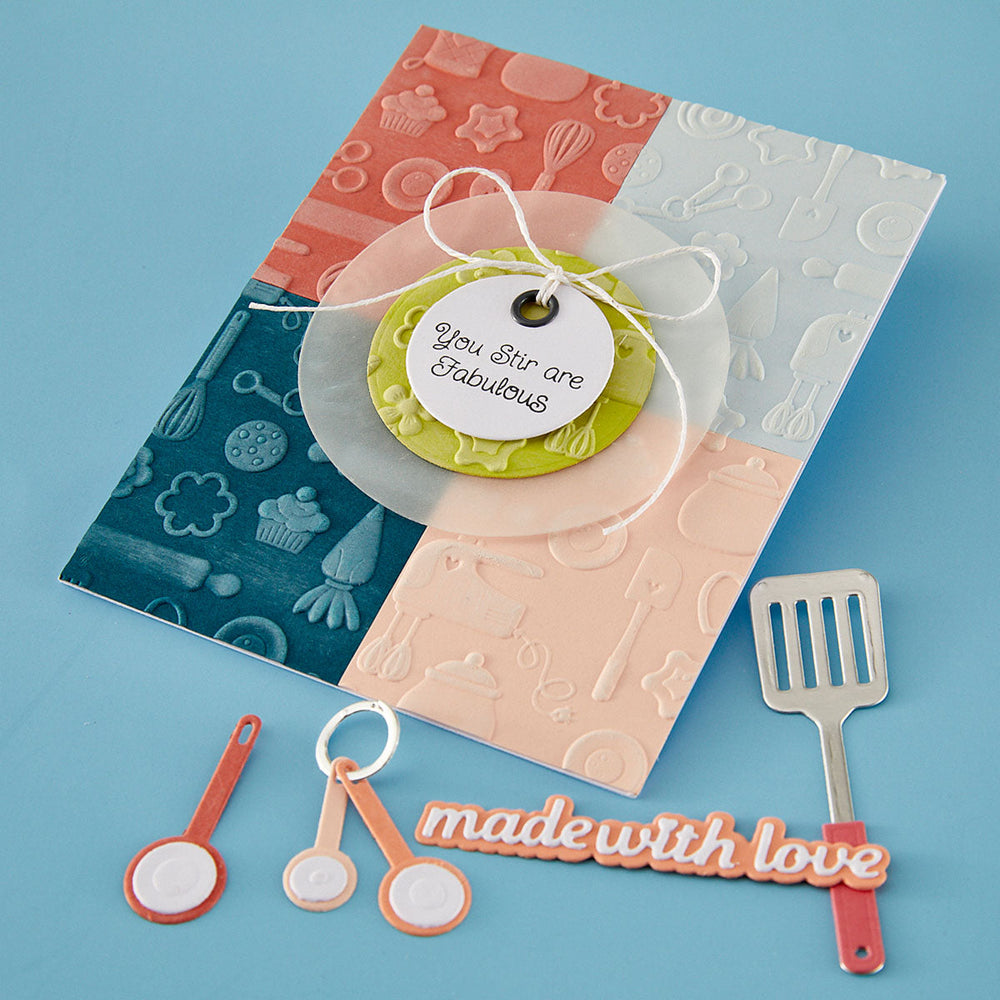 Confection Companions 3D Embossing Folder by Tina Smith
