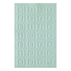 Classic Pooh Baby Blocks 3D Embossing Folder with Simple Stories