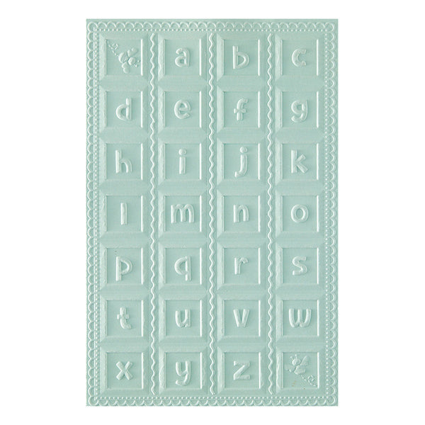 Classic Pooh Baby Blocks 3D Embossing Folder with Simple Stories