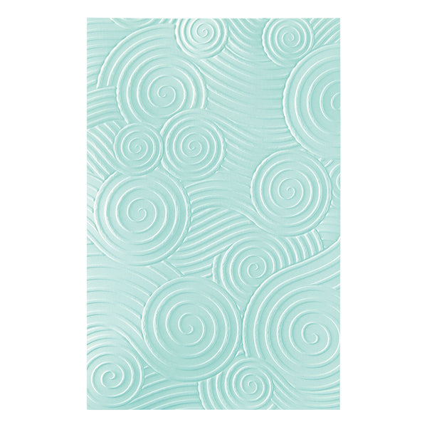 Whimsical Skies 3D Embossing Folder by Vicky Papaioannou