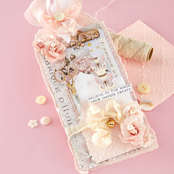 Ribbons & Seams 3D Embossing Folder by Frank Garcia