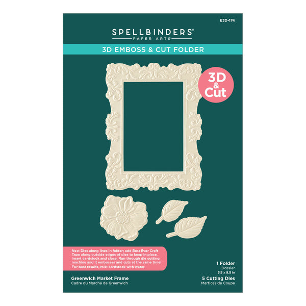Greenwich Market Frame 3D Emboss & Cut Folder