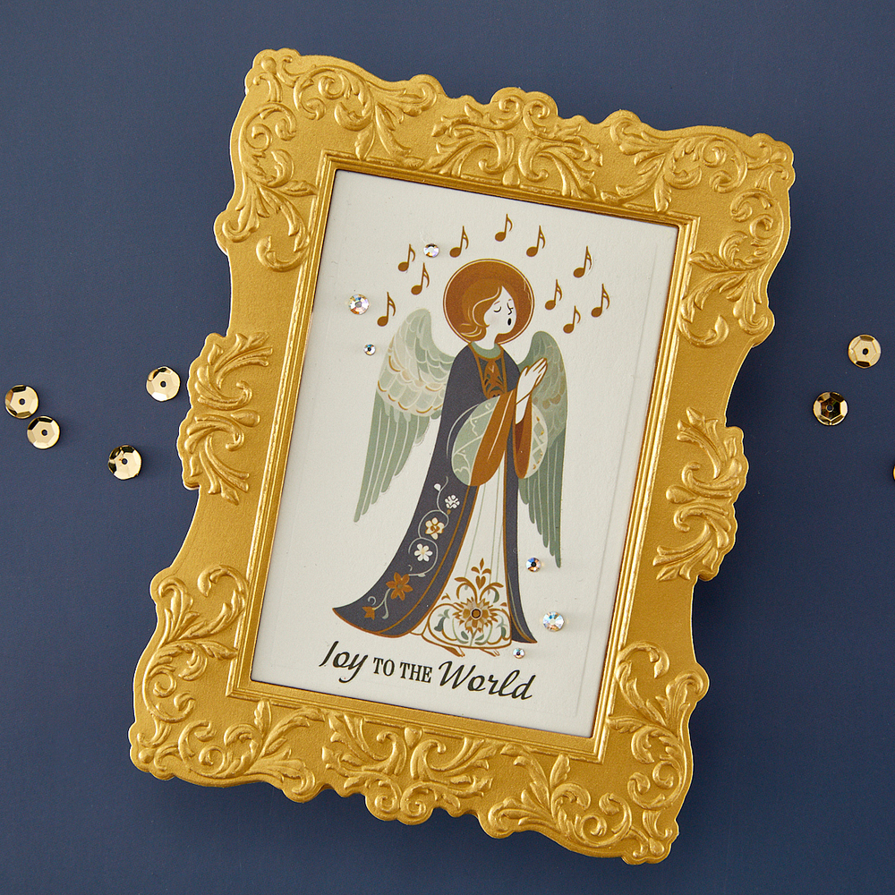 Greenwich Market Frame 3D Emboss & Cut Folder
