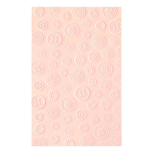 Haberdashery Buttons 3D Embossing Folder by Frank Garcia