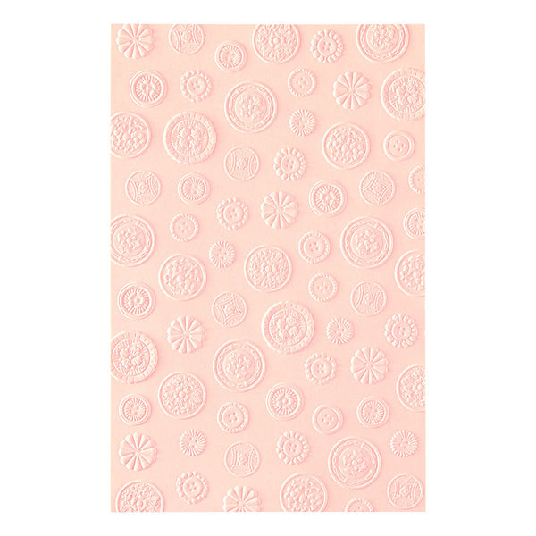 Haberdashery Buttons 3D Embossing Folder by Frank Garcia