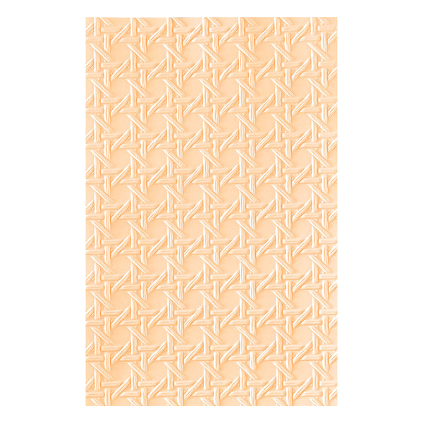 Rattan Cane 3D Embossing Folder by Simon Hurley