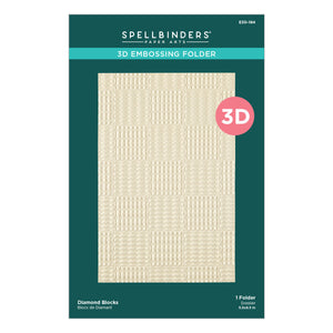 Diamond Blocks 3D Embossing Folder