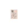 Make a Wish Mouse Woodblock Stamp