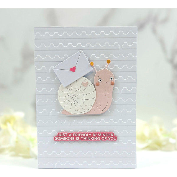 Perforated Stamp Edges -  Embossing Folder of the Month