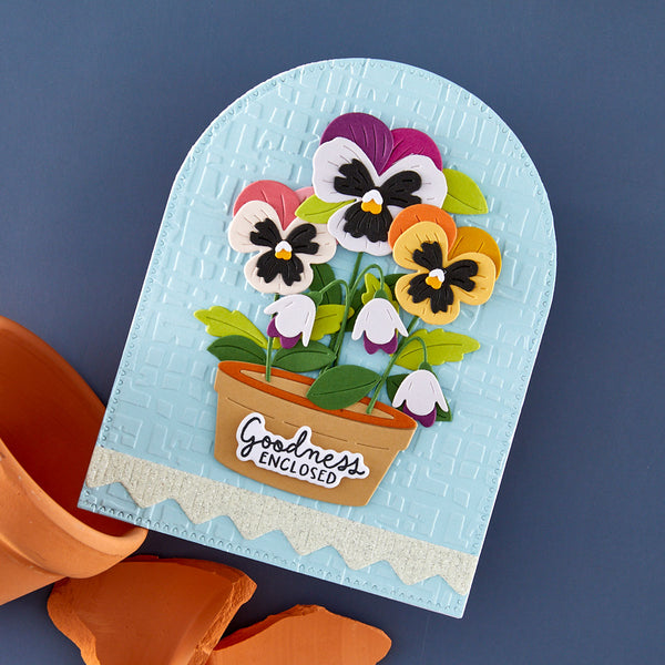 Market Weave- Embossing Folder of the Month