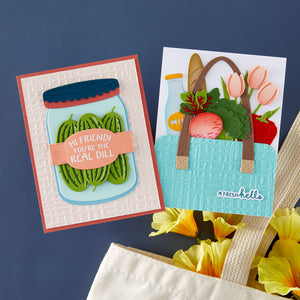 Market Weave- Embossing Folder of the Month