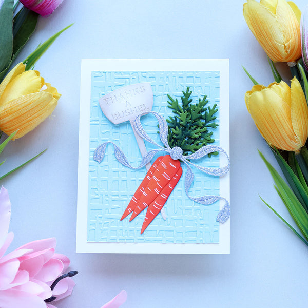 Market Weave- Embossing Folder of the Month