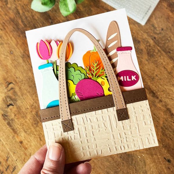 Market Weave- Embossing Folder of the Month
