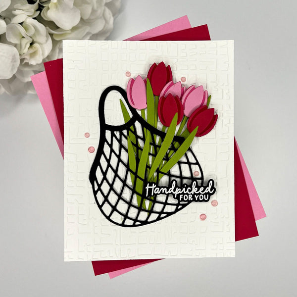 Market Weave- Embossing Folder of the Month