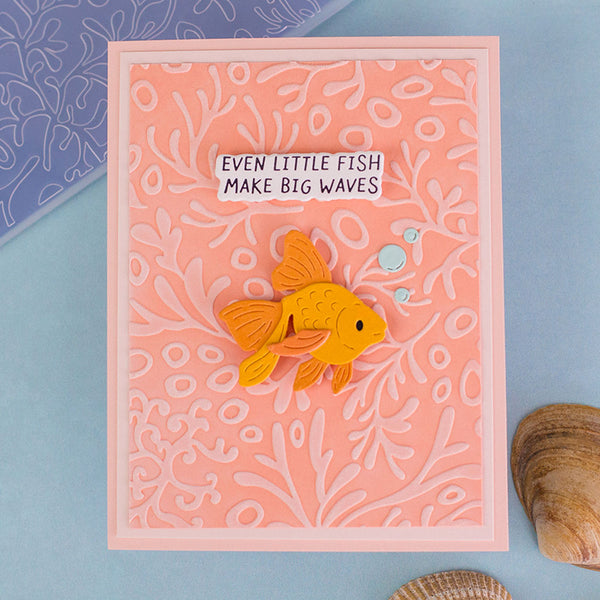Coral Impression - Embossing Folder of the Month